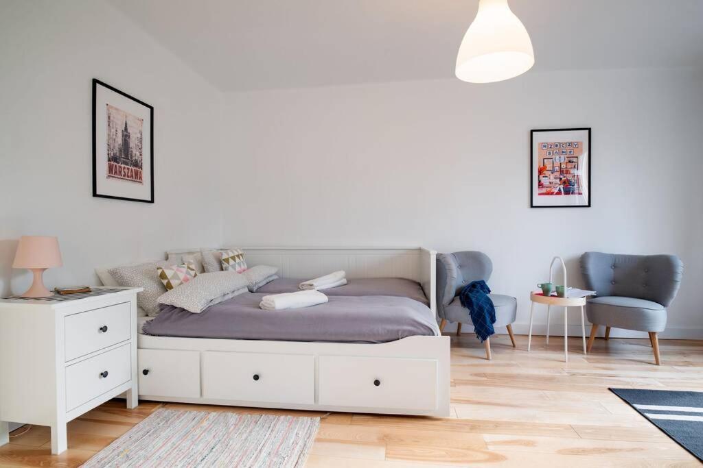 Apartment White Beds - For 6 People In The Center Krakau